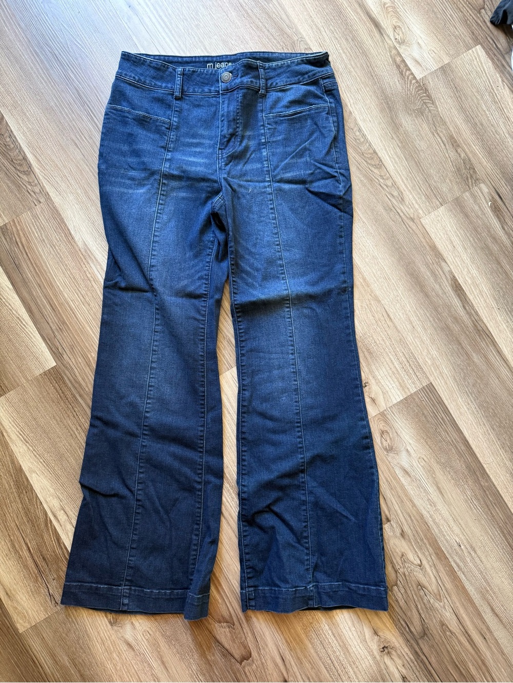 KanCan Dark Blue Women's Flared Jeans